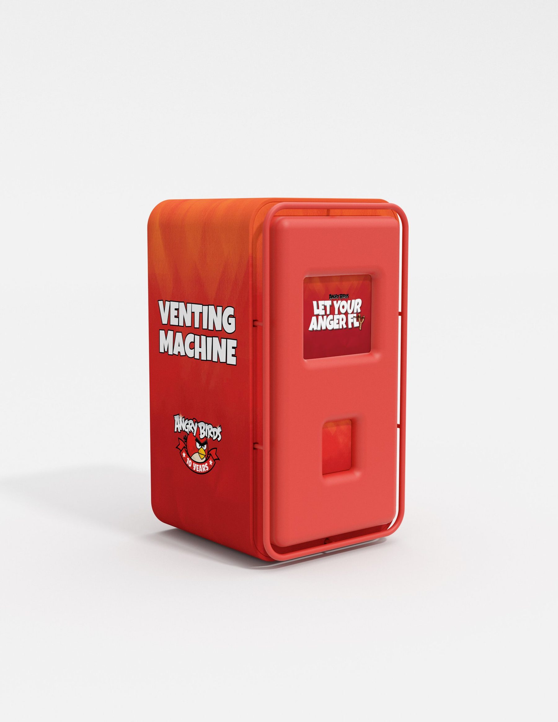Angry Birds prize wrap — dispensed prize product design