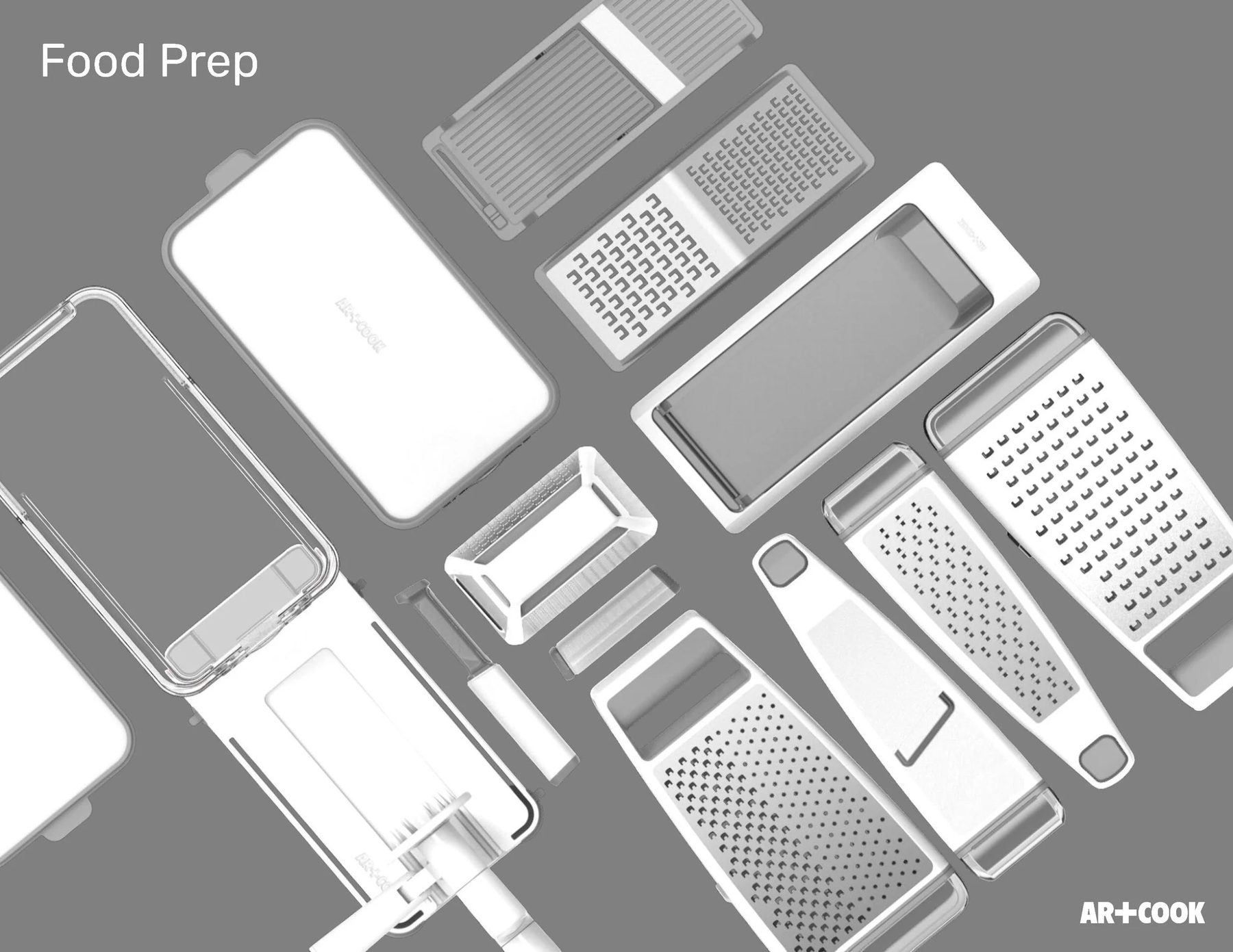 Art+Cook Food Prep tool family — mandolines, graters, and slicers