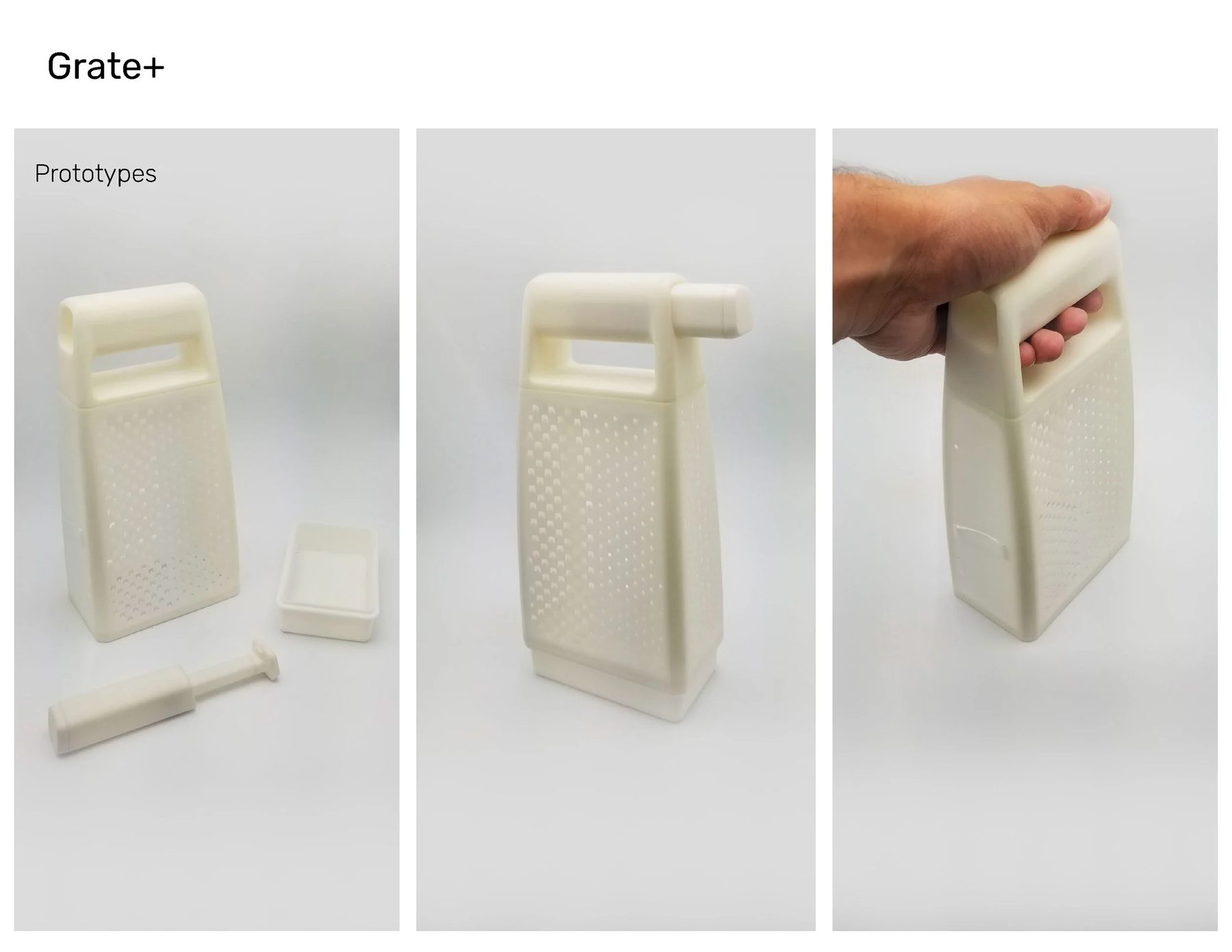 Art+Cook Grate+ — hand-held prototype testing