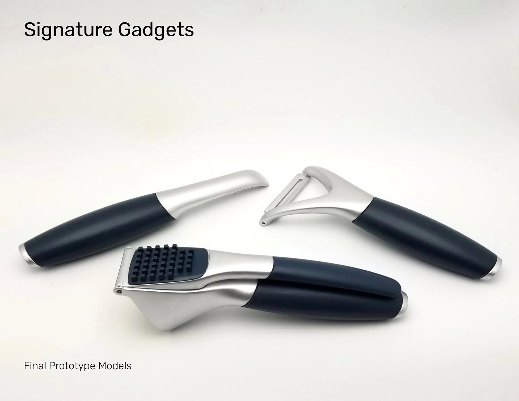 Art+Cook Signature Gadgets — final prototype models