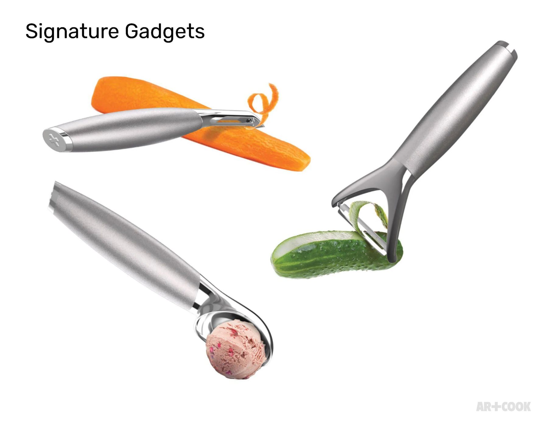 Art+Cook Signature Gadgets — in-use lifestyle photography