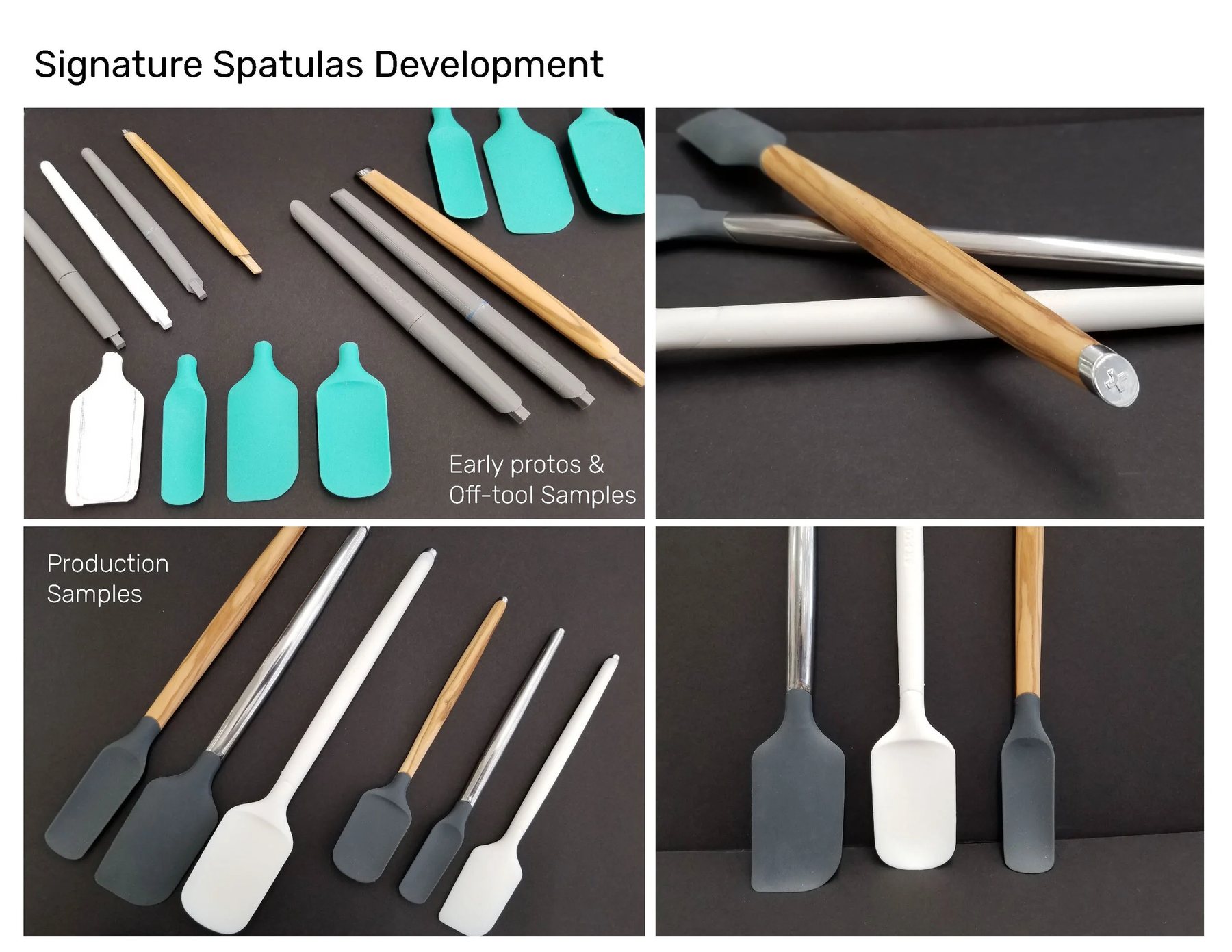 Art+Cook Signature Spatulas — development and production samples