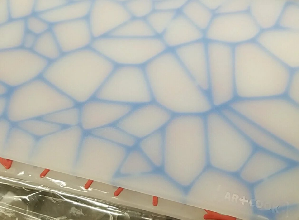 Art+Cook TPU cutting board — material macro detail