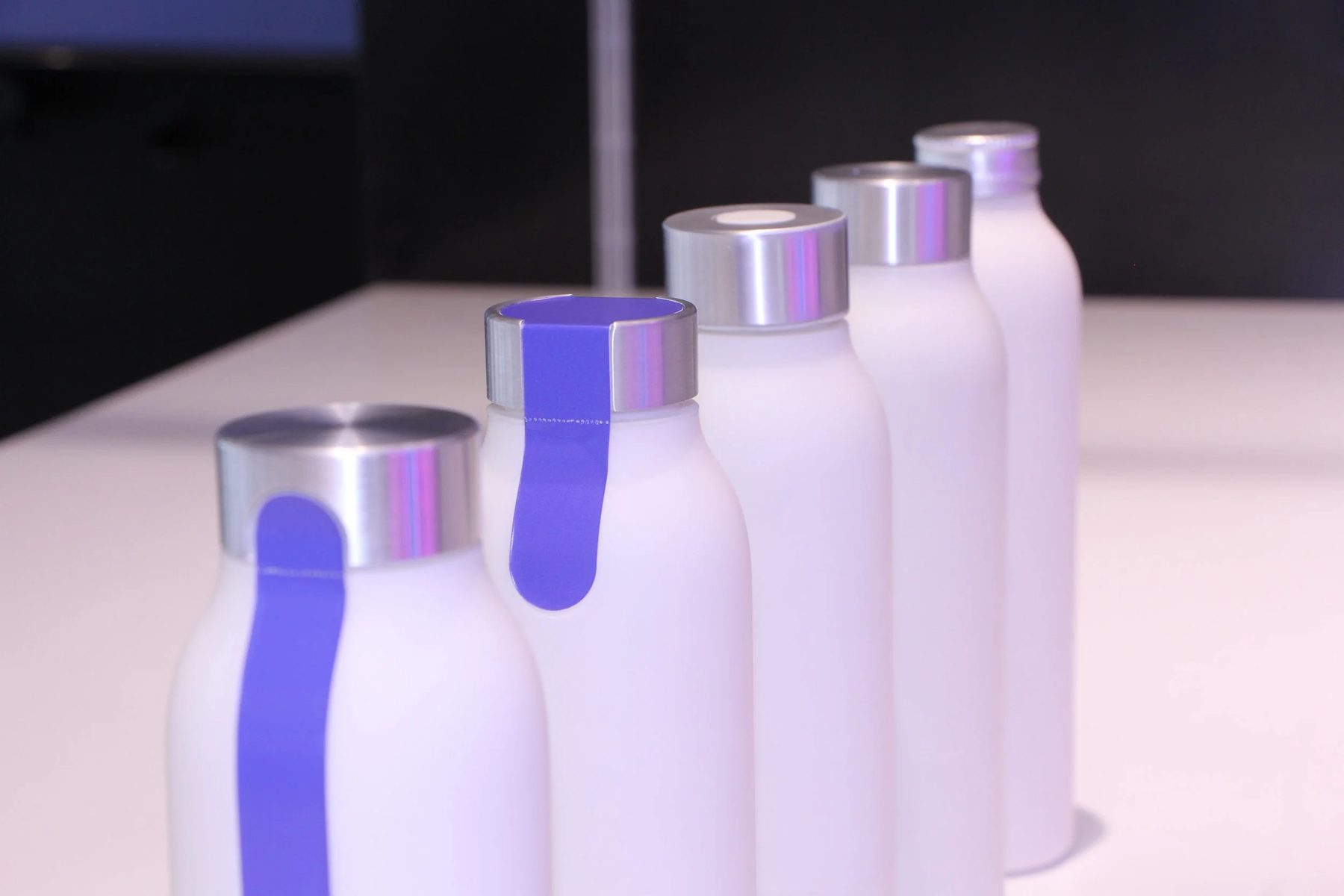 WIM Water sustainable refill bottle — lifestyle photography